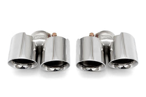 Fabspeed Porsche 997.2 Carrera Deluxe Quad-Style Tips (2009-2012) - FS.POR.9972.QDTP