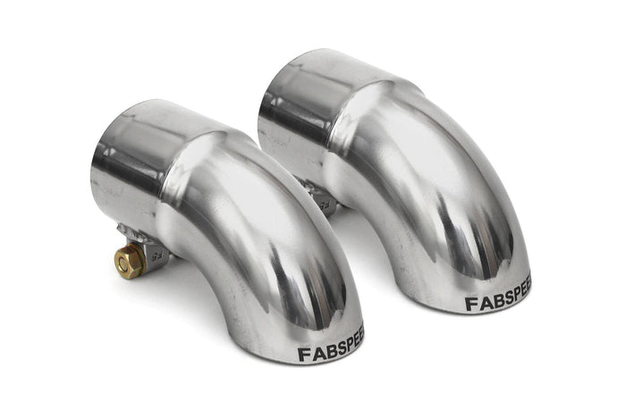 Fabspeed Porsche Competition Slip-On Turndown Tips (2.375
