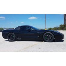 Load image into Gallery viewer, Fits Corvette C5 Rims CV05 DD 18x9.5 Black Corvette Wheels SET

