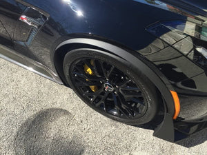 C7 Corvette Stingray Z06 Grand Sport Front Wheel Trim Moldings Spats OEM GM