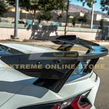 Load image into Gallery viewer, 2020 Up Corvette C8 Visible Carbon Fiber Rear Spoiler Wing High Rise
