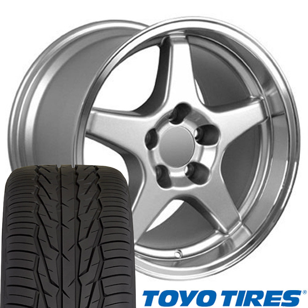 1988 - 1996 Corvette C4 1993-2002 Camaro Firebird Wheels And Tires Sil ...