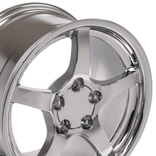 Load image into Gallery viewer, Fits Corvette Wheel C5 Rim - CV05 DD 18x9.5 Chrome Corvette Rim
