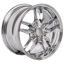Load image into Gallery viewer, Fits Corvette Stingray Rims CV18A 17x9.5 Chrome Corvette Wheels SET
