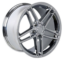Load image into Gallery viewer, Fits Corvette Wheels C6 Z06 Rims CV07B Chrome 19x10/18x9.5 Staggered
