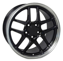 Load image into Gallery viewer, Fits Corvette Wheels C5 Z06 Rims CV04 Black 18x10.5/17x9.5 Staggered
