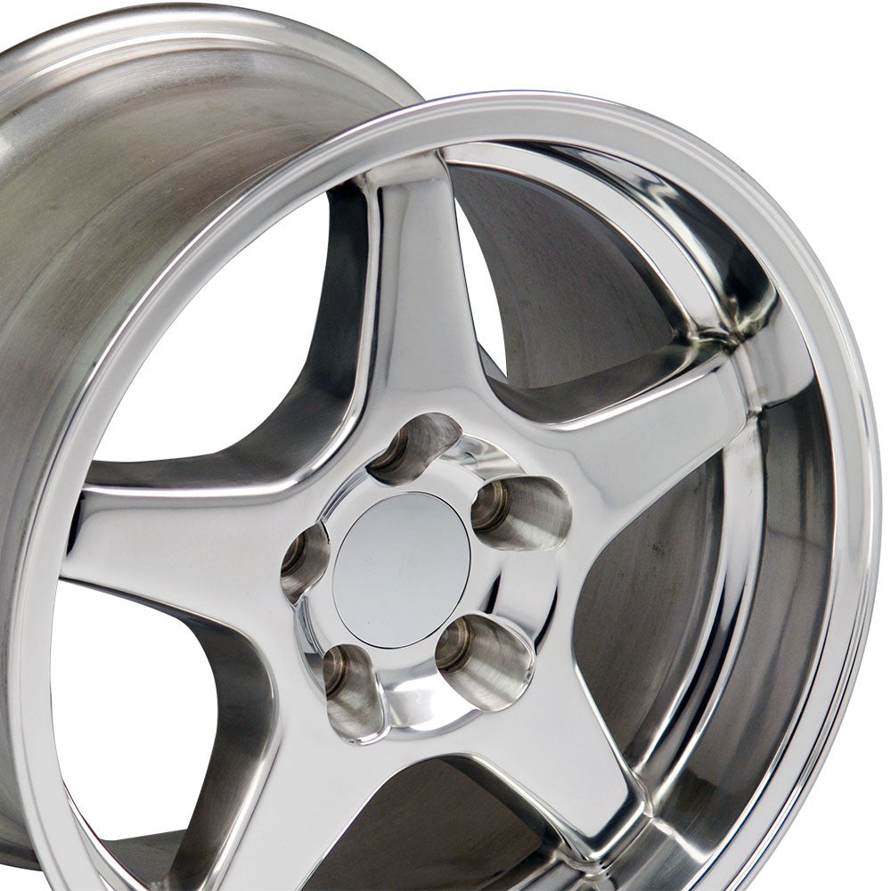 Fits Corvette ZR1 Rims CV01 Polished Corvette Wheels 17x11/17x9.5 Stag ...