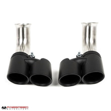 Load image into Gallery viewer, Fabspeed Porsche 996 Carrera Deluxe Quad-Style Tips - Short (1999-2001)
