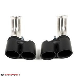 Fabspeed Porsche 996 Carrera Deluxe Quad-Style Tips - Short (1999-2001)