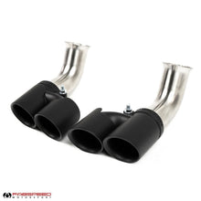 Load image into Gallery viewer, Fabspeed Porsche 996 Carrera Deluxe Quad-Style Tips - Short (1999-2001)
