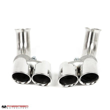 Load image into Gallery viewer, Fabspeed Porsche 996 Carrera Deluxe Quad-Style Tips - Short (1999-2001)
