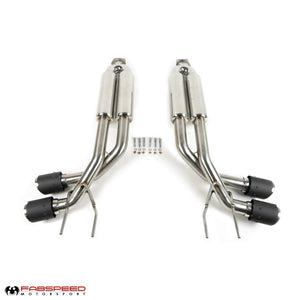 Fabspeed Mercedes-Benz G-Wagen G63 AMG Maxflo Performance Exhaust with Quad Tips (2015-2018) - FS.MER.G631518.MAXP