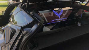 WindRestrictor® C7 Coupe Rear Add On Glow Plate