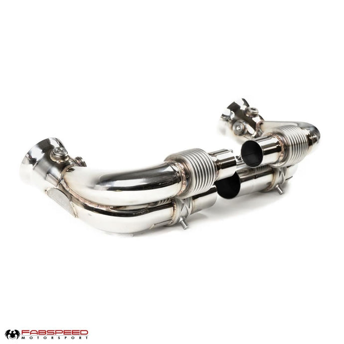 Fabspeed Porsche 997.2 GT3 / GT3 RS Side Muffler Bypass Pipes (2010-2011)