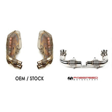 Load image into Gallery viewer, Fabspeed Porsche 997.2 GT3 / GT3 RS Side Muffler Bypass Pipes (2010-2011)

