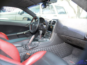 Corvette C6 Carbon Fiber Interior Side Console Trim Pork Chop - Labor Only