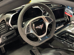 Corvette C7 Z06 Grand Sport Body Color Painted Carbon Fiber Hydro Air Bag Horn Pad