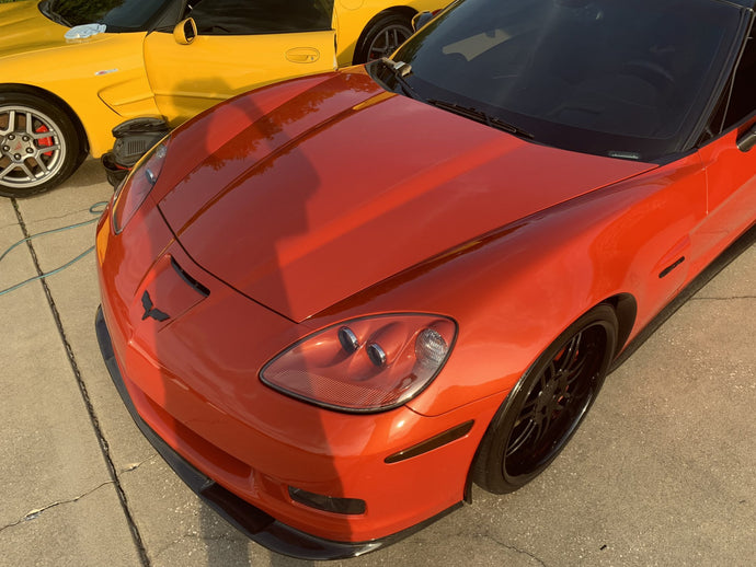 Carbon Fiber Corvette C6 Grand Sport Z06 Front Splitter Lip ZR1 Conversion