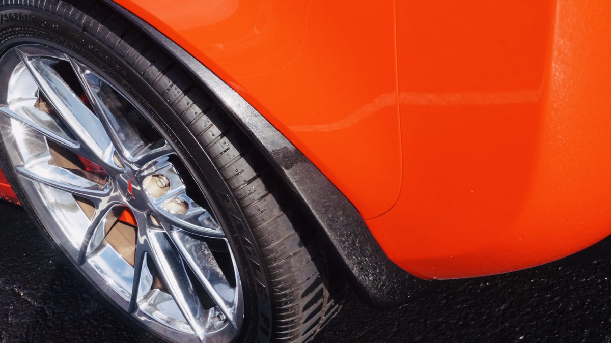 Corvette C6 Z06 ZR1 Grand Sport Rear Mud Splash Guards OEM GM