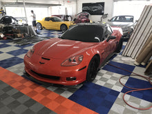 Load image into Gallery viewer, 2006 - 2013 Corvette C6 ZR1 Style Front Splitter Lip Grand Sport Z06 Custom Painted Carbon Fiber Hydr
