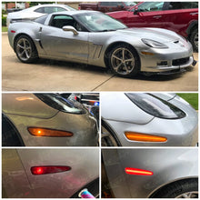 Load image into Gallery viewer, 2005-2013 C6 Corvette Stealth FULL-LENGTH Laser LED Side Markers
