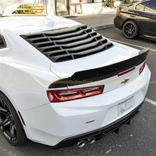 Load image into Gallery viewer, 2016 - 2019 Camaro Rear Window Louver Sun Shade Cover - Primer Black or Custom Painted
