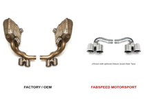 Load image into Gallery viewer, Fabspeed Porsche 997.2 Carrera Side Muffler Bypass Pipes (2009-2012)

