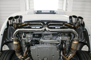 Fabspeed Porsche 997.2 Carrera Center Muffler Bypass X-Pipe (2009-2012)