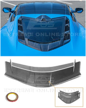 Load image into Gallery viewer, For 20-Up Corvette C8 Coupe Factory Style CARBON FIBER Rear Lower Window Trim
