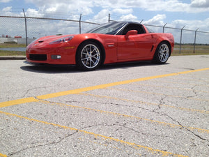 Corvette C6 ZR1 OEM GM Carbon Fiber Side Skirts Rocker Panels Painted