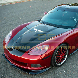 2005 - 2013 Corvette C6 Base Extended Front Splitter Spoiler Lip Primer Black