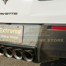 Load image into Gallery viewer, 2014 - 2019 Corvette C7 Real Carbon Fiber Diffuser Bumper Rear Valance Panel
