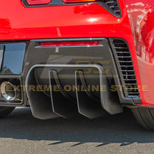 Load image into Gallery viewer, 2014-19 Corvette C7 Performance Track Style Rear Bumper Diffuser Add On
