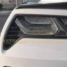 Load image into Gallery viewer, Corvette C7 Stingray Visible Carbon Fiber Rear Tail Light Taillamp Bezels
