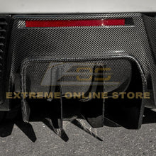 Load image into Gallery viewer, Corvette C7 Carbon Fiber Rear Bumper Diffuser

