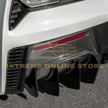 Load image into Gallery viewer, Corvette C7 Carbon Fiber Rear Bumper Diffuser
