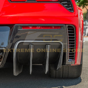 2014-19 Corvette C7 Performance Track Style Rear Bumper Diffuser Add On