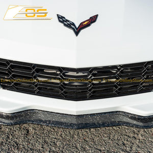 2014 - 2019 Corvette C7 Stage 2 Front Splitter Forged Carbon Fiber