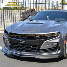 Load image into Gallery viewer, 2019-Up Camaro ZL1 Conversion Front Splitter Spoiler Lip Carbon Fiber
