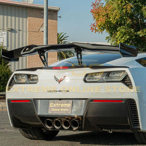 2014 - 2019 Corvette C7 Real Carbon Fiber Diffuser Bumper Rear Valance Panel