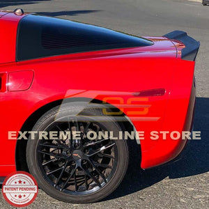 2005 - 2013 Corvette C6 ZR1 Extended Style Rear Trunk Spoiler Wing Custom Painted Carbon Fiber Hydro