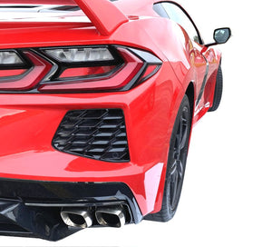 C8 Corvette 2020 Splash Guard Mud Flaps - Front & Rear Options - Custom Painted Carbon Fiber