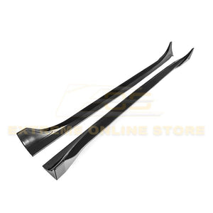 2017-Up Tesla Model 3 Performance Side Skirts Custom Painted Carbon Fiber