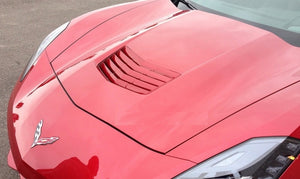 C7 Corvette Stingray Carbon Fiber HydroGraphics / Custom Painted Exterior Hood Vent OEM GM