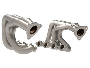 aFe Power Twisted 304SS Headers 2020 Chevy Corvette (C8) 6.2L V8 Titanium Ceramic Coated