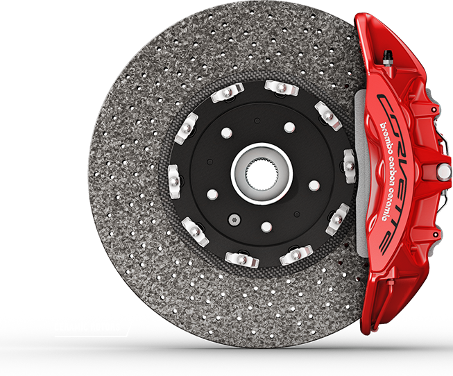 2009 - 2013 Corvette C6 ZR1 Brembo Front Brake Calipers Red OEM GM ...