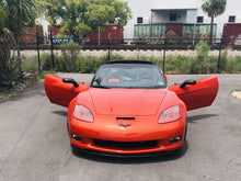 Load image into Gallery viewer, Corvette C6 Z06 Grand Sport Body Color Painted / Carbon Fiber Hydro Front Chin Spoiler Splitter OEM GM
