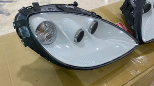 Corvette C6 OEM GM Headlights Headlamps Arctic White Used