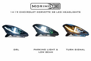 2014-2019 C7 Corvette MORIMOTO Aventador Style BI-LED Headlights Headlamps