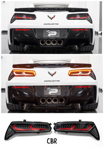 2014-2019 C7 Corvette Auto REVITALIZATION SEQUENTIAL LED Tail Lights Lamps